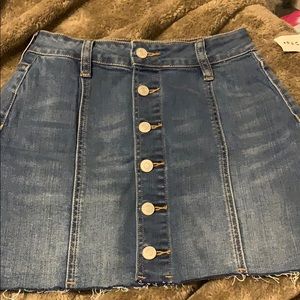 Button down denim skirt from pacsun brand new